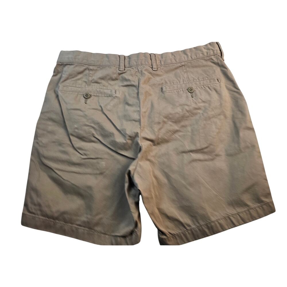 33-36 inches L uniqlo khaki tan 6.5" insm work everyday shorts drawstring waist - Picture 3 of 8